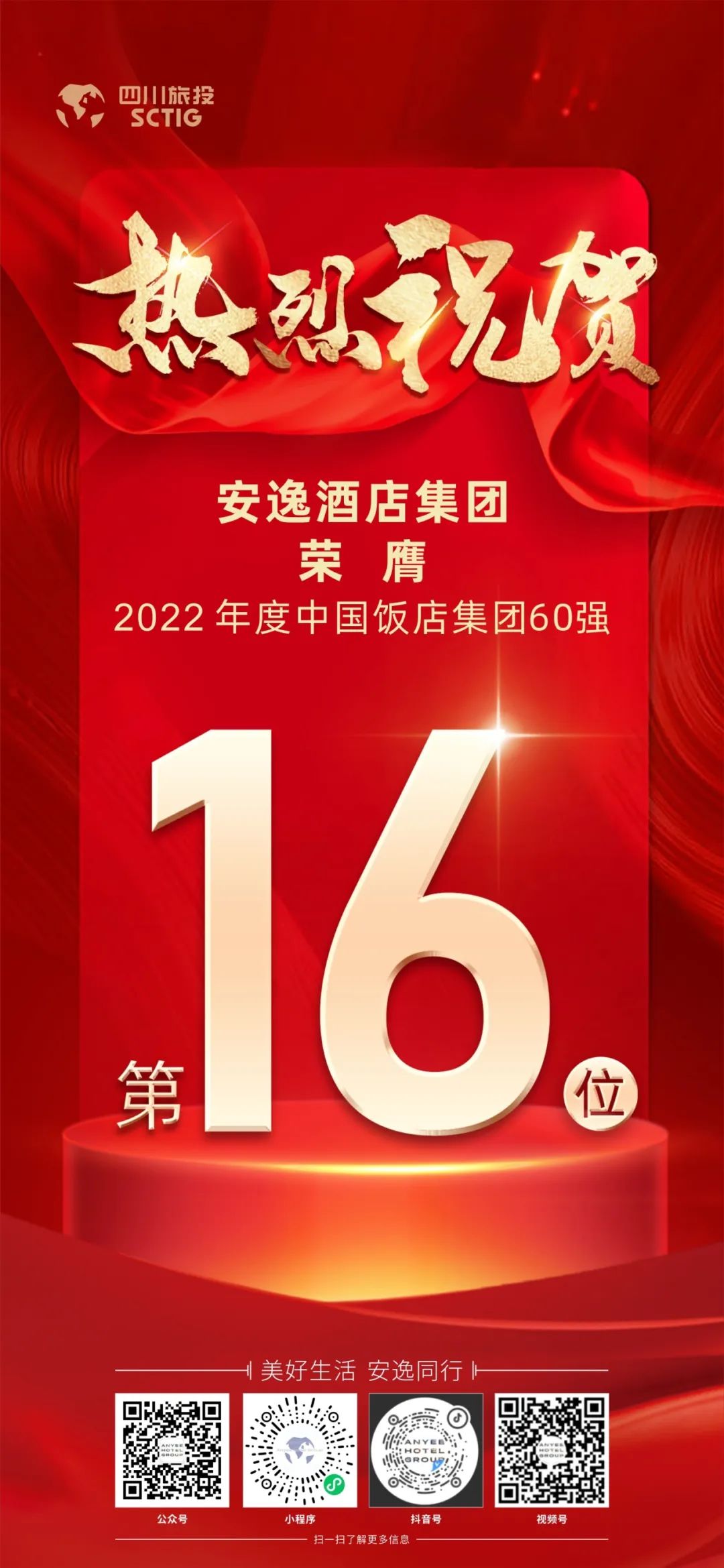 四川菲律宾亚星公司集团荣膺“2022年度中国饭店集团60强”